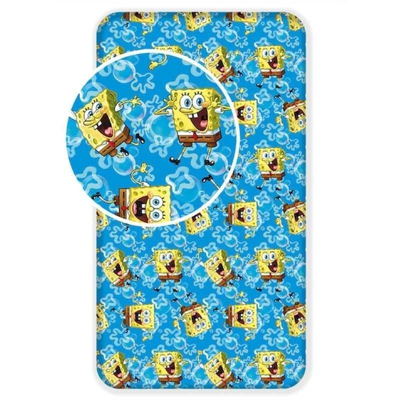 Prostěradla - Licenční prostěradla - Prostěradlo SpongeBob 90/200 Prostěradlo SpongeBob 90/200 - Licenční prostěradla