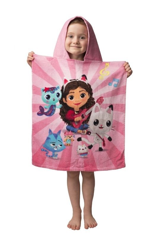 JERRY FABRICS Pončo Gábinin kouzelný domek 02 Bavlna - Froté, 50/115 cm JERRY FABRICS Pončo Gábinin kouzelný domek 02 Bavlna - Froté, 50/115 cm