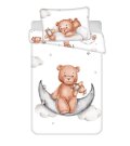 JERRY FABRICS Povlečení do postýlky Medvídek Plane baby Bavlna, 100/135, 40/60 cm Povlečení do postýlky - Povlečení nelicenční