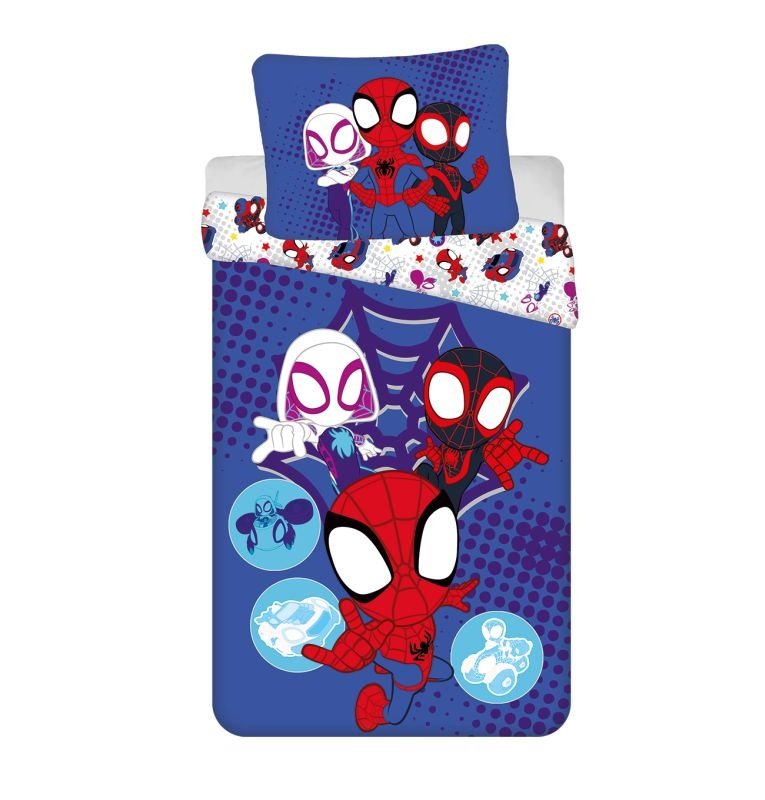 Povlečení licenční - JERRY FABRICS Povlečení Spidey Bavlna, 140/200, 70/90 cm JERRY FABRICS Povlečení Spidey Bavlna, 140/200, 70/90 cm - Povlečení licenční