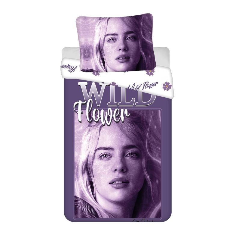 Povlečení licenční - JERRY FABRICS Povlečení Billie Eilish Bavlna, 140/200, 70/90 cm JERRY FABRICS Povlečení Billie Eilish Bavlna, 140/200, 70/90 cm - Povlečení licenční