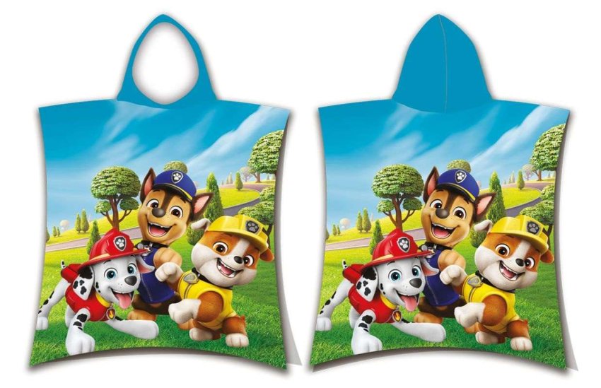 Osušky,ručníky, ponča - ponča - JERRY FABRICS Pončo Paw Patrol PP643 Bavlna - Froté, 50/115 cm JERRY FABRICS Pončo Paw Patrol PP643 Bavlna - Froté, 50/115 cm - ponča