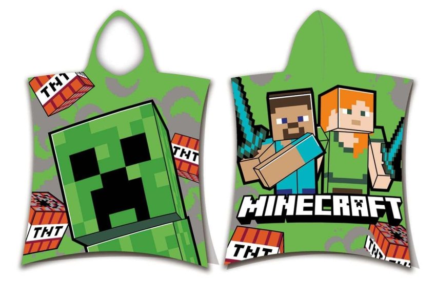 Osušky,ručníky, ponča - ponča - JERRY FABRICS Pončo Minecraft TNT Bavlna - Froté, 50/115 cm JERRY FABRICS Pončo Minecraft TNT Bavlna - Froté, 50/115 cm - ponča