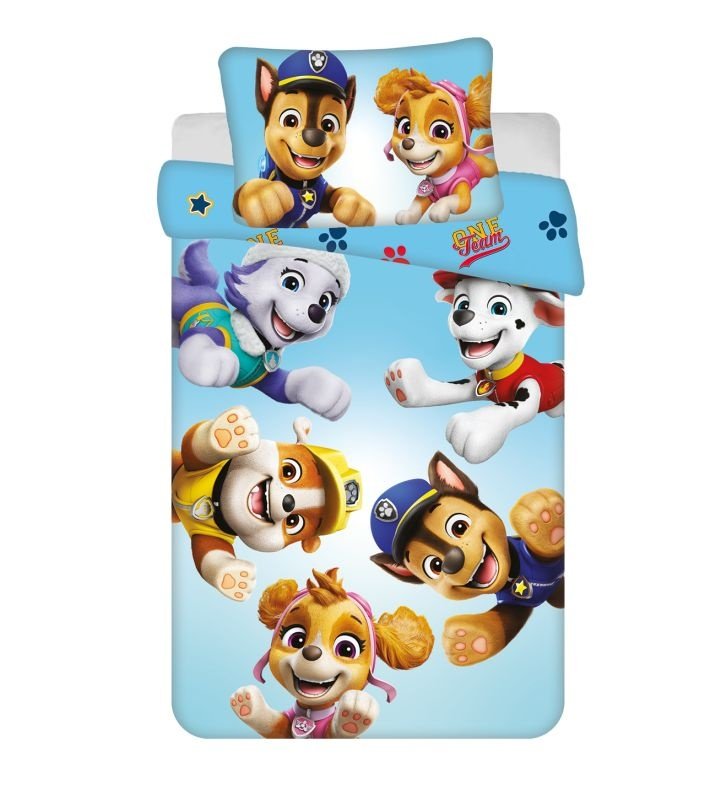 Povlečení do postýlky - Povlečení licenčí - JERRY FABRICS Povlečení do postýlky Paw Patrol PP650 baby Bavlna, 100/135, 40/60 cm JERRY FABRICS Povlečení do postýlky Paw Patrol PP650 baby Bavlna, 100/135, 40/60 cm - Povlečení licenčí