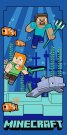 JERRY FABRICS Osuška Micro Minecraft Underwater Fun Polyester, 70/140 cm