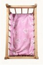 Pro panenky matrace do POSTÝLKY - SDS Matrace do postýlky pro panenky Srdíčka velká růžová, Bavlna, výplň: Polyester, 50x28 cm SDS Matrace do postýlky pro panenky Srdíčka velká růžová, Bavlna, výplň: Polyester, 50x28 cm