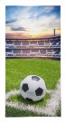 Osušky,ručníky, ponča plážové osušky - DETEXPOL Osuška Fotbal rohový kop Bavlna - Froté, 70/140 cm DETEXPOL Osuška Fotbal rohový kop Bavlna - Froté, 70/140 cm