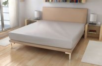 Prostěradla - Nepropustné napínací jersey prostěradlo šedé 90/200 Nepropustné napínací jersey prostěradlo šedé 90/200