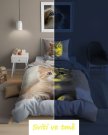 DETEXPOL Povlečení Kotě svítící Bavlna, 140/200, 70/80 cm Povlečení fototisk
