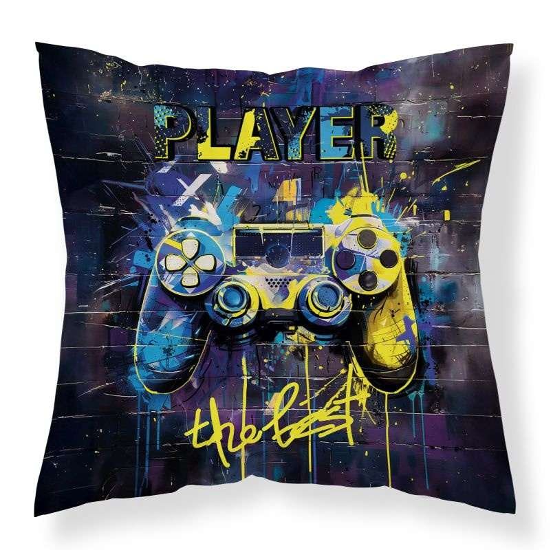 DETEXPOL Povlak na polštářek Player micro Polyester, 40/40 cm - povláčky na polštářky