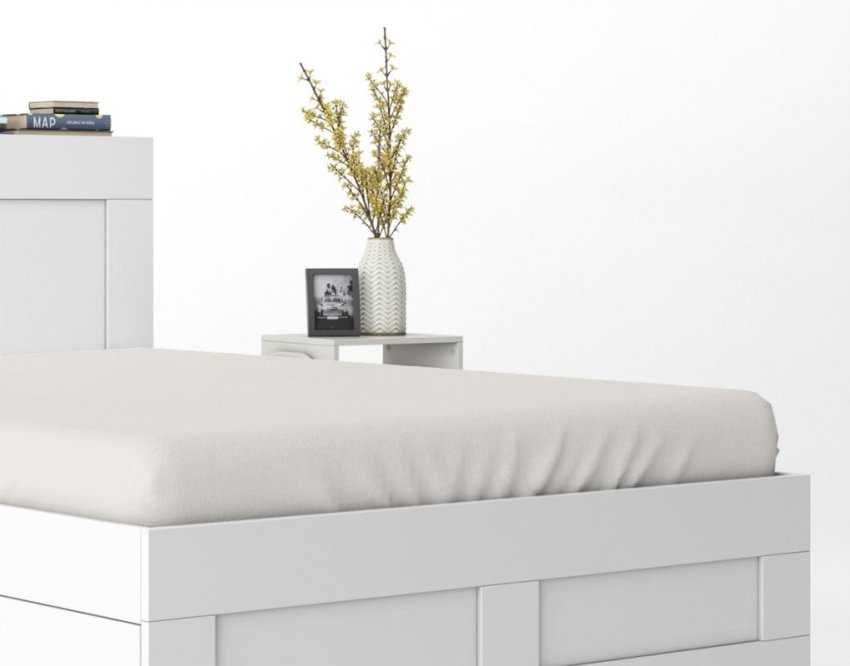 DETEXPOL Prostěradlo Mikrosatén slonová kost Polyester, 180/200 cm - Mikrosatén 180x200