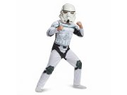 Dětský kostým Star wars Stormtrooper se svaly a maskou 116-122 M Párty a karneval - Dětské kostýmy