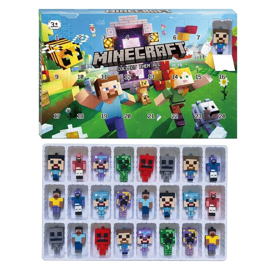 Adventní kalendář Minecraft Best christmas collection - Figurky a postavičky