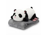 Maxi plyšová panda s dekou Lady 52cm 2v1
