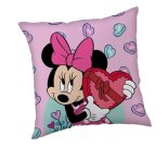 Polštářky a povlaky polštářky s výplní - JERRY FABRICS Mikroplyšový polštářek Minnie Purple Polyester, 40/40 cm JERRY FABRICS Mikroplyšový polštářek Minnie Purple Polyester, 40/40 cm