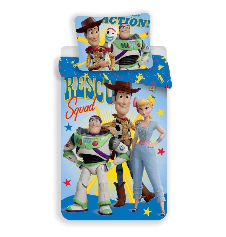 JERRY FABRICS Povlečení Toy Story 4 Příběh hraček Bavlna, 140/200, 70/90 cm - Povlečení licenční