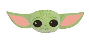 JERRY FABRICS Tvarovaný mikroplyšový polštářek Star Wars Baby Yoda Polyester, 41x31 cm
