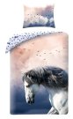 HALANTEX Povlečení Kůň sky Bavlna, 140/200, 70/90 cm Povlečení fototisk