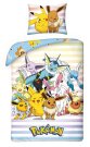 Povlečení licenční - HALANTEX Povlečení Pokémon parta Bavlna, 140/200, 70/90 cm HALANTEX Povlečení Pokémon parta Bavlna, 140/200, 70/90 cm