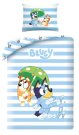 HALANTEX Povlečení Bluey stripe Bavlna, 140/200, 70/90 cm Povlečení licenční