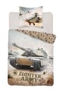 DETEXPOL Povlečení Army Tank Bavlna, 140/200, 70/80 cm