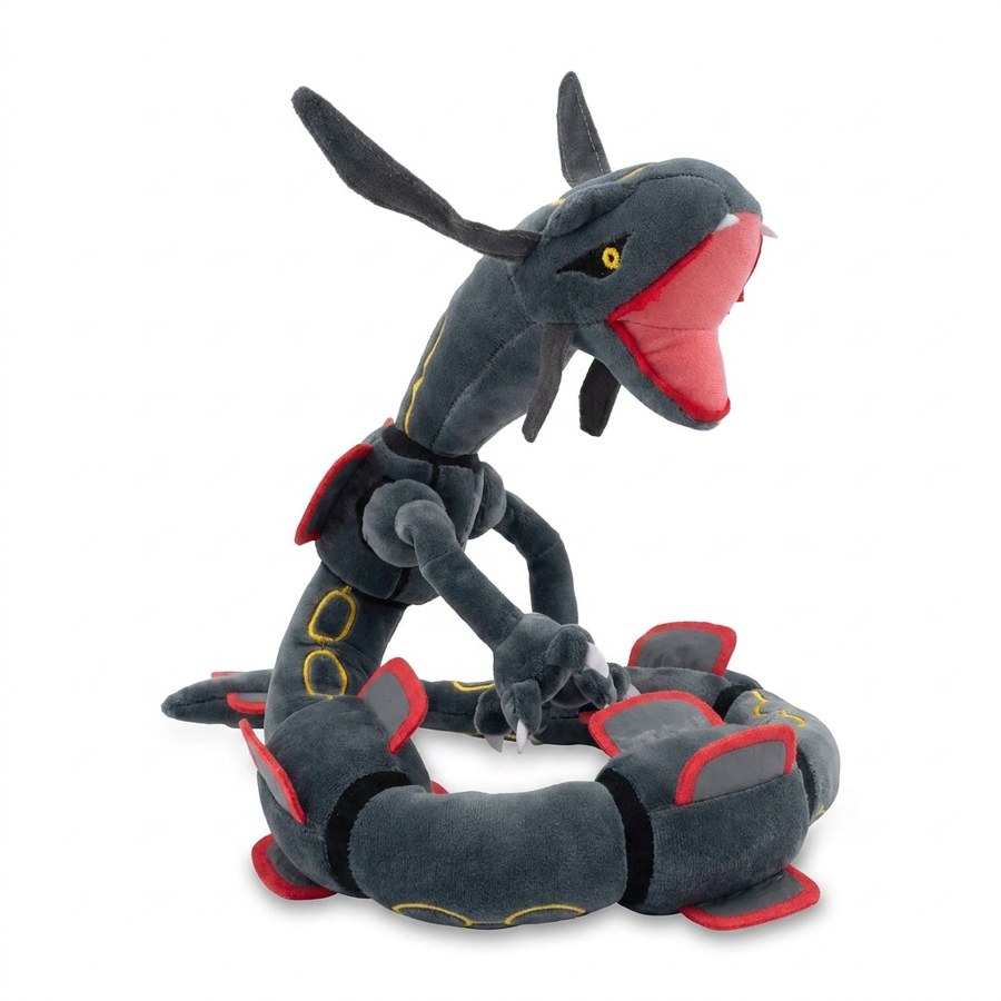 Plyšák Pokémon Rayquaza šedý ohebný 80cm - Plyšové hračky