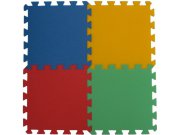 Podlahové pěnové puzzle koberec 4 malé dílky 16 mm, rozměry 61 x 61 cm Dětské koberce