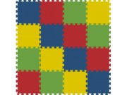 Podlahové pěnové puzzle koberec 16 malých dílků 8 mm, rozměry 121 x 121 cm Dětské koberce