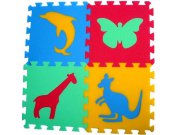 Pěnové puzzle koberec Zvířátka III 8 mm, rozměry 61 x 61 cm Dětské koberce