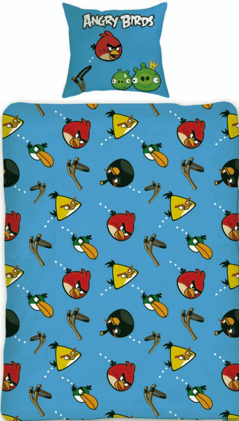 Povlečení Angry Birds Slingshot 140/200 | Dětský textil a doplňky