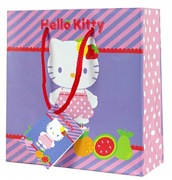 Dárková taštička na CD/DVD Hello Kitty fruity - dárkové a nákupní tašky
