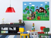 Fototapeta Krteček a medvědi FTM2659, rozměry 160 x 110 cm Fototapety pro děti - Fototapety dětské vliesové