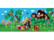 Fototapeta Krtek a medvědi FTNH-2734, rozměry 202 x 90 cm Fototapety pro děti - Fototapety dětské vliesové
