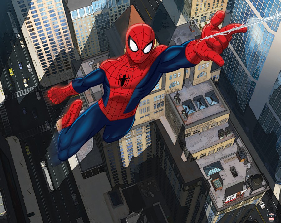 Fototapeta 3D Spiderman Ultimate Walltastic 43114, 305 x 244 cm