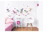 Samolepicí dekorace Walltastic Jednorožci 45989 Dekorace ostatní