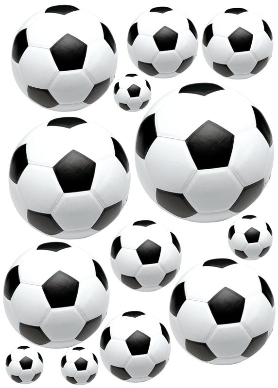 Dekorace Fotbalové - Samolepící dekorace na zeď Fotbalový balón ST1-005, rozměry 50 x 70 cm Samolepící dekorace na zeď Fotbalový balón ST1-005, rozměry 50 x 70 cm - Dekorace Fotbalové