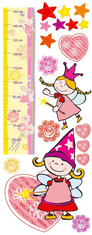 Dekorace ostatní - Samolepící dekorace na zeď Fairy Meter ST2-002, rozměry 65 x 165 cm Samolepící dekorace na zeď Fairy Meter ST2-002, rozměry 65 x 165 cm - Dekorace ostatní