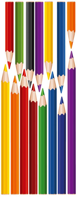 Dekorace ostatní - Samolepící dekorace na zeď Pencils ST2-003, rozměry 65 x 165 cm Samolepící dekorace na zeď Pencils ST2-003, rozměry 65 x 165 cm - Dekorace ostatní