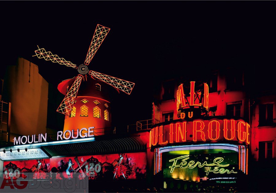 Fototapeta Moulin Rouge FTNXXL-0444, rozměry 330 x 270 cm