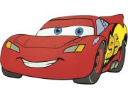 Velká pěnová figurka Cars D23563, rozměry 51 x 20 cm Dekorace Cars